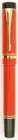 Parker Duofold Centennial Fountain Pen Orange & Gold Trim Fine Pt New In Box