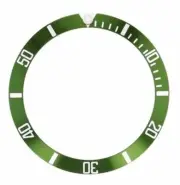 BEZEL INSERT ALUMINUM FOR TUDOR SUBMARINER 7928 7922 7016 7016/0 7021/0 GREEN