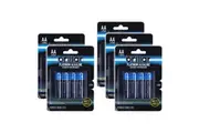 20x Brillar Multi-Pack AA LR6 1.5v Battery Platinum Alkaline Batteries Blue
