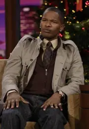 Actor Jamie Foxx during an interview on December 12 2006 TV Old Photo 7