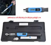 1/4" Torque Wrench Adjustable Digital Torque Wrench 30N.m Ratchet Head