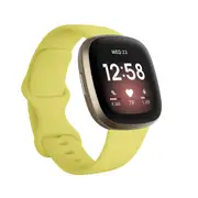 Fitbit Versa 3 4 Sense Sense 2 Watch Band Smartwatch Soft Silicone Strap Light Yellow