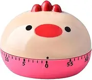 Kitchen Timer, Mechanical Cute Animal Shapes Kitchen Timer, 60 Minutes Countdown Timer Cooking Timer Alarm, Egg Timer for Kids, for Cooking/Reading/Sports