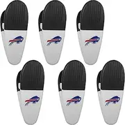 Siskiyou Sports NFL Buffalo Bills Chip Clip Magnets, 6pk White, One Size