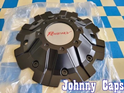 REGENCY Wheels # C800MB-T2 . Custom Wheel MATTE BLACK Center Cap [JC] (QTY. 1)