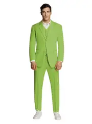 Microfiber Green Suit