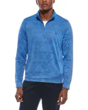 TailorByrd Honeycomb Jacquard Textured Performance 1/4-Zip Pullover