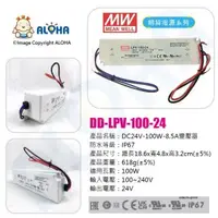 在飛比找ALOHA 阿囉哈LED總匯優惠-DD-LPV-100-24_DC24V-100.8W-4.2