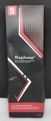 HapJump Orthotic Sports Shoe Insoles w/Hard Arch Support (Sz S)..New..(See Note)