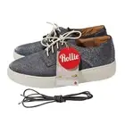 Rollie Derby Shoes US 1 1 EU 42 Mens 8 Charcoal Silver Sparkle Leather Lace-Up