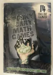 SPOOKY SCARY MATH 14 CHILLING GAMES WITH GLOWING DICE-NEW IN PACKAGE