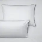 Bianca Heston 300TC Percale Cotton Fitted Sheet/Pillowcase Combo WHT