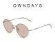 【OWNDAYS】時尚金屬圓框墨鏡(SUN1069T-2S C2)