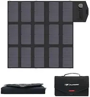 ALLPOWERS 100W Solar Charger (Dual 5v USB with iSolar Technology+18v DC Output) Portable Solar Panel for Laptop, Tablet, ipad, iPhone, Samsung, Notebooks, 12v Car, Boat, RV Battery, Camping, Hiking
