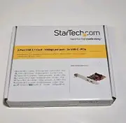 StarTech.com PEXUSB312C3 2-Port PCIe USB 3.1 Card - 2 x USB-C - USB 3.1 NEW