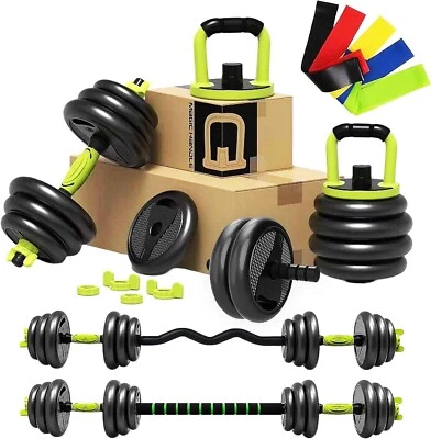 Kingdom Fitness 6in1 Dumbbells Weights Set Adjustable Dumbbell Weight Lifting