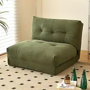 Lazy Sofa Bed, Lazy Sofa Chair for Bedroom, Foldable Lazy Sofa Bed, Lazy Sofa Bed Floor Chair, 6 Adjustable Position, Modern Lazy Chair Single Sofa Chair (B)