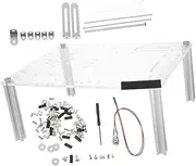 KOMBIUDA 1 Set Open Frame Computer Case DIY Chassis Bracket for Matx Motherboard Sturdy Design Space Saving for Professionals Enthusiasts