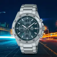 在飛比找momo購物網優惠-【CASIO 卡西歐】EDIFICE 三針三眼 日期顯示窗 