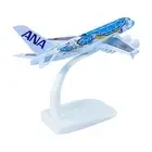 1:500 15cm Aircraft ANA Sea Turtle Painting A380 Alloy Plane Model Ornaments b