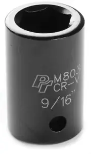 PERFORMANCE TOOL 1/2" Dr 9/16" Impact Socket WILM803