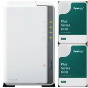 Synology DS223j NAS 1GB RAM 24TB (2x12TB) Synology Plus Drive Assembled & Tested