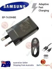 GENUINE SAMSUNG Adaptive FAST Charger EP-TA20HBE For Galaxy S22 21 10 9 8 Note