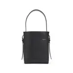 [Valextra] Valextra-Black Calf Leather Small Bucket Bag-Donna OS OS