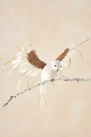 Anthropologie Wispy Bird Clip Ornament-$40