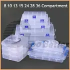 8 Sizes Plastic Compartment Storage Box Container Jewellery Bead Craft Organiser