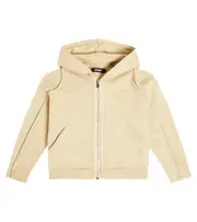 [Jacquemus Enfant] Jacquemus Enfant Le Camargue Zippe cotton zip-up hoodie Y 8 beige