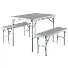 Caribee Aluminium Table And Chair Combo Lightweight Easy To Set Up And Fold Away