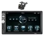 Radio Car Stereo MP5 Player For Apple Carplay Android Auto BT FM AUX USB Camera (for: Audi)