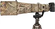 CHASING BIRDS Camouflage Waterproof Lens Coat for Nikon AF-S 600mm F4 E FL ED VR Rainproof Lens Protective Cover (Reed Camouflage, with FTZ-II)