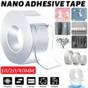 Nano Double Sided Tape Multi Purpose Reusable Strong Washable Adhesive Tape AU