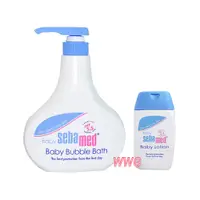 在飛比找蝦皮商城優惠-sebamed 施巴5.5 嬰兒泡泡浴露 500ML加贈潤膚