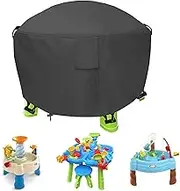 Water Table Cover Step 2 Dustproof Cover for Water Table with Ventilation Window ＆ Drawstring UV Protection Sand