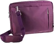 Navitech Purple Sleek Water Resistant Travel Bag - Compatible with LEXIBOOK DVDP6BB Portable 7" DVD Player