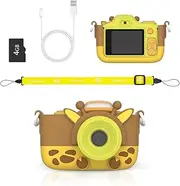 myFirst Camera 3 16MP Mini Digital Kids Camera, Yellow