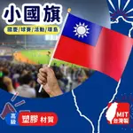 台灣製 小國旗 中華民國國旗 (塑料旗面) 黃頭/一支入(定22) 正2號國旗 台灣國旗 國慶 環島 手搖旗 手拿旗 -國 FT0230