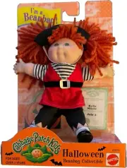 New Vintage 1999 Mattel Cabbage Patch Kids Halloween Beanbag Doll Kylie Nicole