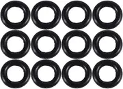 domoi Black 9MM X 2.0mm Rubber Seals Oil Seal O Rings 12 PCS
