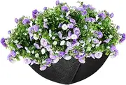 Sulxyi planting basket lining, Fabric Planter Liner, Hanging Plant Basket Fiber, 14×6.6inch, High-Density Felt Material, Root Protection for Garden Flower Vegetables