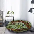 35 Large Tree of Life Round Cotton Mandala Floor Meditation Cushion Pillow Cover
