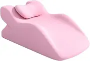 Ｂｅｓｇａ Bed Wedge Pillow Headboard High Resilience Versatile Soft Triangle Pillow Wedge Ergonomic Design for Side Sleeping Reading, Pink