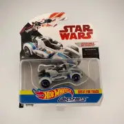Star Wars Hot Wheels Carships The Last Jedi Ski Speeder 2016 Die-Cast NIB