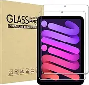 2 Pack ProCase Screen Protector for iPad Mini A17 Pro 2024 iPad Mini 6 2021 8.3 Inch, Tempered Glass Screen Film Guard for 7th 6th Generation iPad Mini 2024 2021