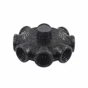 Eight Hole Eel Cage Ground Fish Trap Lobster Fishing Net Foldable Crab Catcher