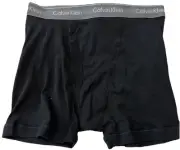 Calvin Klein Mens Cotton Classic Boxer Brief Black Large
