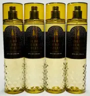 4 Bath & Body Works GOLDEN BERRY MISTLETOE Fine Fragrance Mist Spray